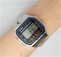 Orologio Casio Vintage Iconic in Resina A168WA-1YES - A168WA-1YES